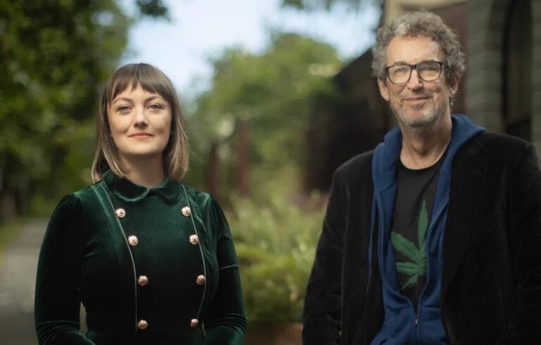 Landscape image of Legalise Cannabis Victoria's Rachel Payne and David Ettershank